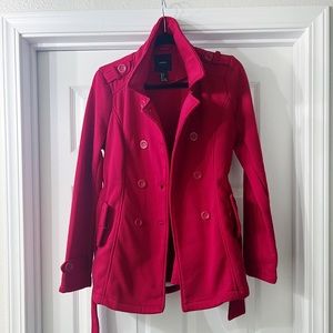 Forever 21 Red Winter Pea Coat